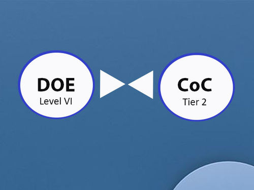 Latest company news about Comparing DoE Level VI and CoC Tier 2