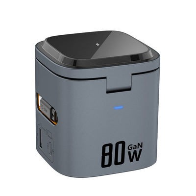 Bom preço Carregador sem fio multifuncional 6 em 1 de 80W para laptop com nitreto de gálio on-line
