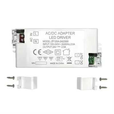 Buon prezzo Alimentatore per tubo LED da 48W, tensione di uscita 12VDC, alimentatore switching, connessione sicura, 4 ampere, bianco, per luci da soffitto in linea