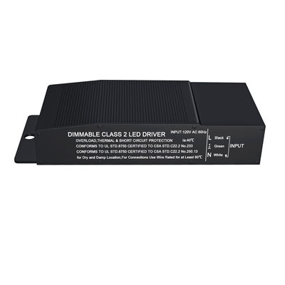 قیمت خوب منبع تغذیه LED با قابلیت تنظیم نور 24 ولت، با قابلیت تنظیم نور Triac 40 وات، PFC بالا آنلاین