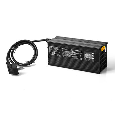 Quality High Efficiency 600W DSP Battery Charger 54.6V10A Lithium Iron Adjustable Voltage Current 36V 48V 60V Charging Lead-acid Batteries factory